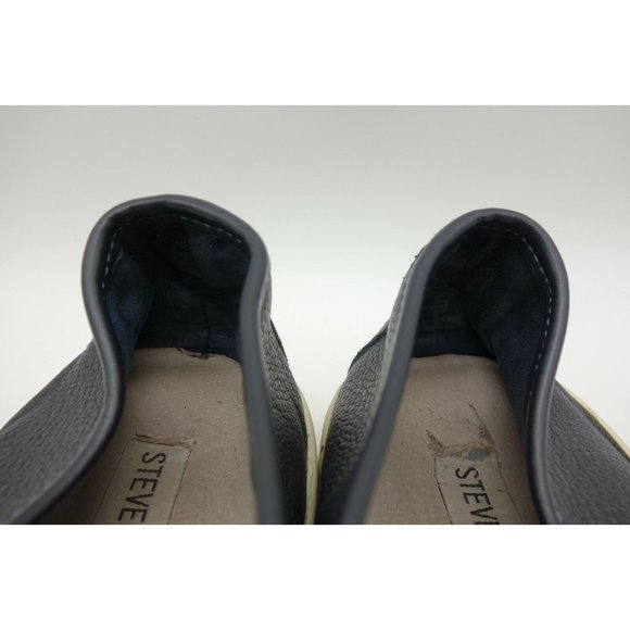 Steve Madden Navy Blue Woven Leather Casual Slip On Loafers Shoes Men\'s 12 M